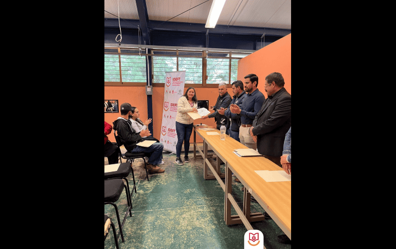 Estas acciones son resultado del trabajo coordinado entre el IDEFT, la Secretaría del Trabajo y Previsión Social y el Fondo Impulso Jalisco de la Secretaría de Economía, una colaboración que permite llevar programas de capacitación y empleabilidad a las regiones más alejadas del estado. CORTESÍA