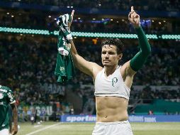 Raphael Veiga es bicampeón de Libertadores con el Palmeiras y estuvo en el radar del Barcelona. AFP