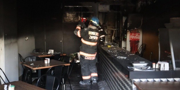 Local de tortas ahogadas se incendia en Zapopan