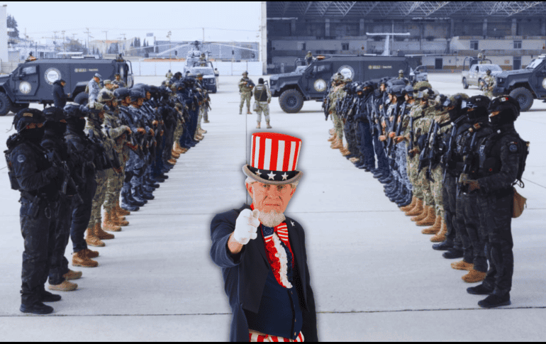 Falta que el Gobierno de México pida cuentas a Trump sobre las campañas que ha realizado para frenar el tráfico de drogas en su país, como el fentanilo y la metanfetamina. ESPECIAL / CANVA