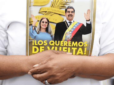 Nicolás Maduro y su esposa, Cilia Flores, fueron capturados el pasado 3 de enero por Estados Unidos en medio de un ataque militar a suelo venezolano. EFE/ R. Peña