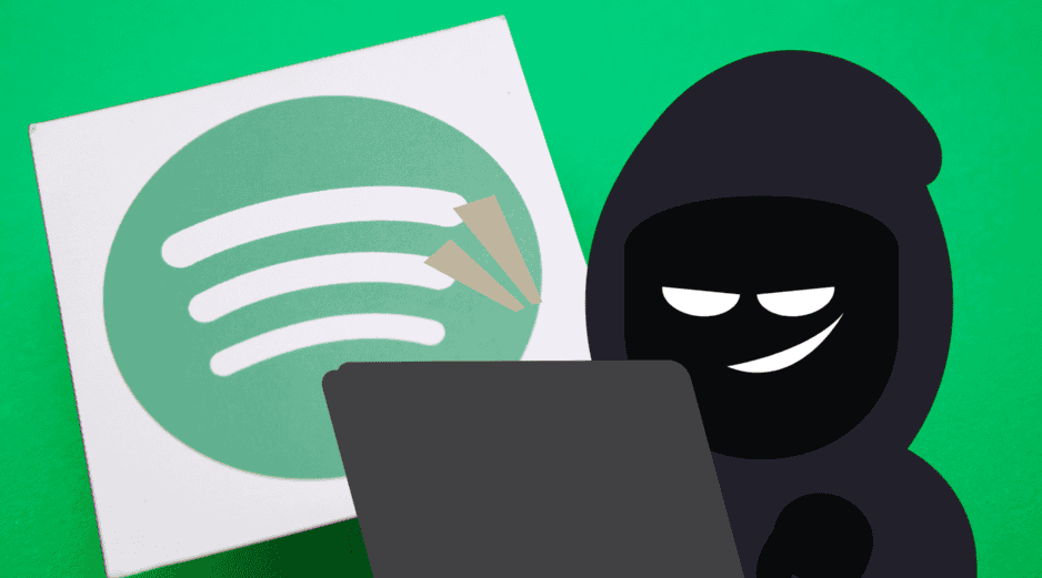 En el caso de los mensajes que suplantan a Spotify, se han detectado varios elementos fraudulentos, entre ellos el uso del nombre “Spotlfiy”, faltas de ortografía y enlaces potencialmente peligrosos. CANVA