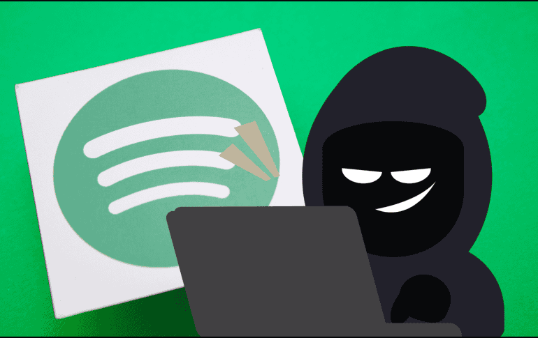 En el caso de los mensajes que suplantan a Spotify, se han detectado varios elementos fraudulentos, entre ellos el uso del nombre “Spotlfiy”, faltas de ortografía y enlaces potencialmente peligrosos. CANVA