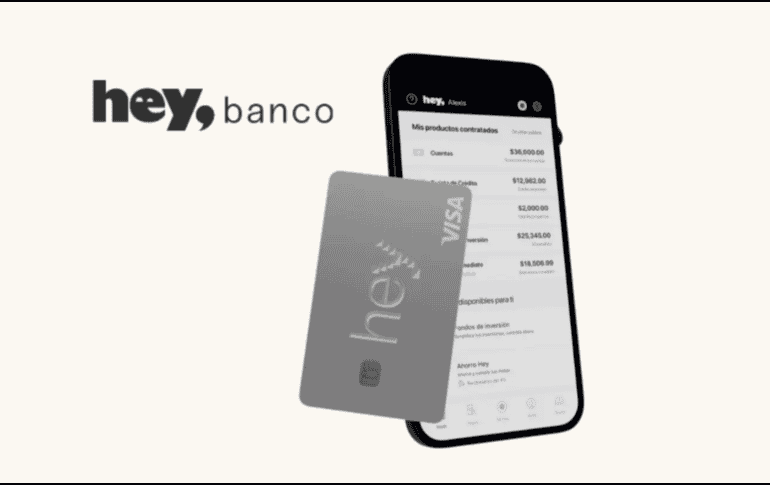 Este banco se gestiona al 100% mediante su la aplicación móvil, disponible para Android y iOS. CANVA ESPECIAL/Hey, banco