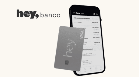 Este banco se gestiona al 100% mediante su la aplicación móvil, disponible para Android y iOS. CANVA ESPECIAL/Hey, banco