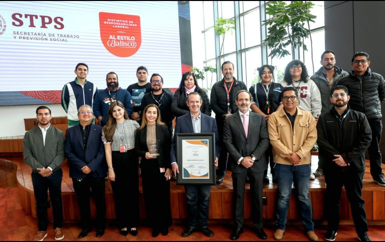 La STPS de Jalisco reconoció a Oracle por su compromiso con prácticas laborales responsables e inclusión en sus centros de trabajo. CORTESÍA