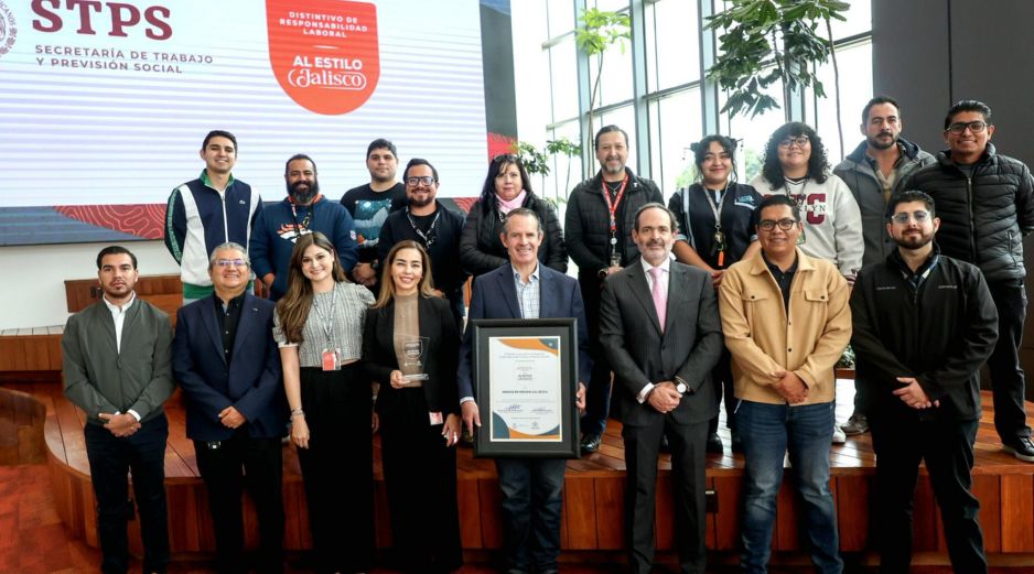 La STPS de Jalisco reconoció a Oracle por su compromiso con prácticas laborales responsables e inclusión en sus centros de trabajo. CORTESÍA