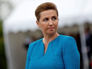 Mette Frederiksen, primera ministra danesa. AP
