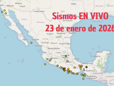 Sismos en México | EN VIVO | 23 de enero de 2026. ESPECIAL / SSN