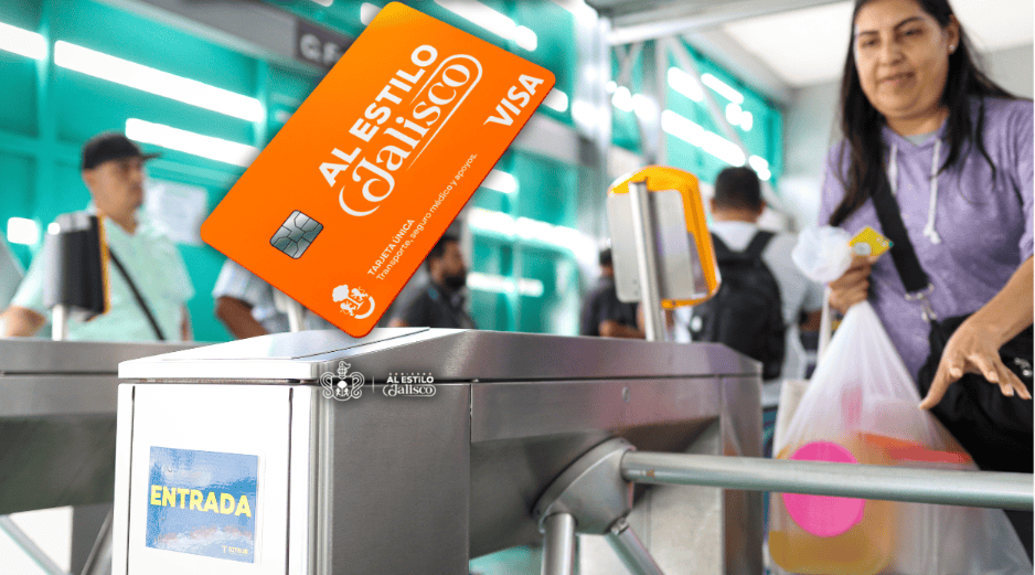 Para usar la Tarjeta Única Al Estilo Jalisco, solo es necesario acercarla al lector al subir al camión o ingresar a estaciones del tren ligero, Mi Macro Periférico o Mi Macro Calzada. EL INFORMADOR/ARCHIVO