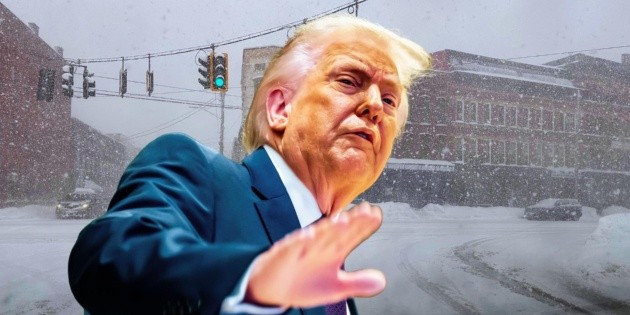 Trump niega el cambio clim&aacute;tico gracias a tormenta invernal en Estados Unidos