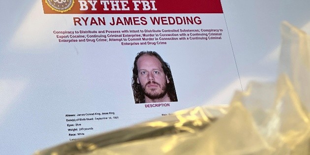 Jefe del FBI agradece a M&eacute;xico captura de Ryan Wedding, exatleta ligado al C&aacute;rtel de Sinaloa