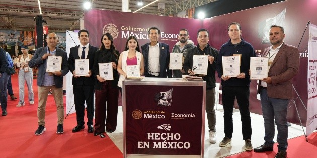 Hecho en M&eacute;xico: Intermoda y Secretar&iacute;a de Econom&iacute;a entregan certificados