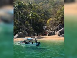 Su ubicación, lejos del centro urbano y sin acceso vehicular directo, ha permitido que conserve un estado prácticamente natural. X / @PuertoVallarta