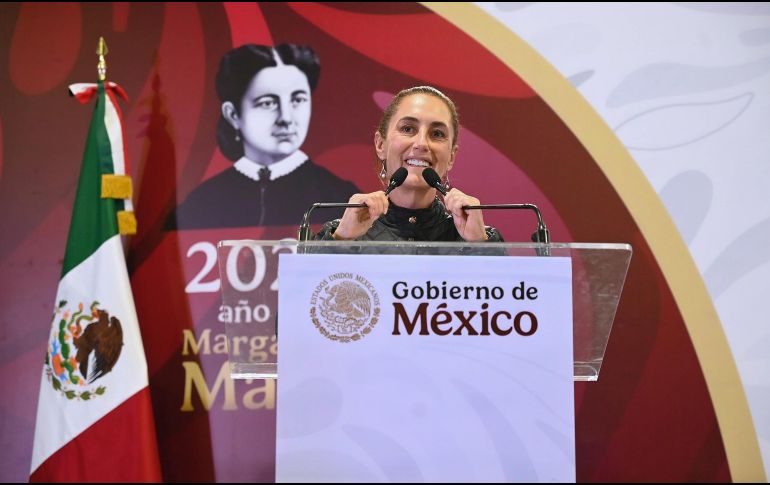 Sheinbaum subrayó que la relación con Estados Unidos se basa en el respeto mutuo y que la cooperación no implica subordinación ni pérdida de soberanía. EFE/ Presidencia de México