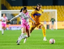 Tigres Femenil se ubicó en el noveno lugar de la tabla con 10 unidades, mientras que Atlas Femenil permanece en la parte baja, en el décimo quinto puesto. IMAGO7.
