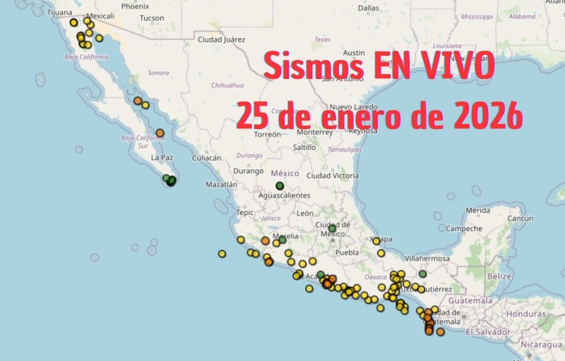 &nbsp;Monitoreo EN VIVO de los temblores en México. ESPECIAL / SSN