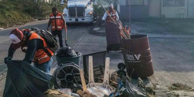 Recolectan 150 toneladas de residuos del puerto de Veracruz