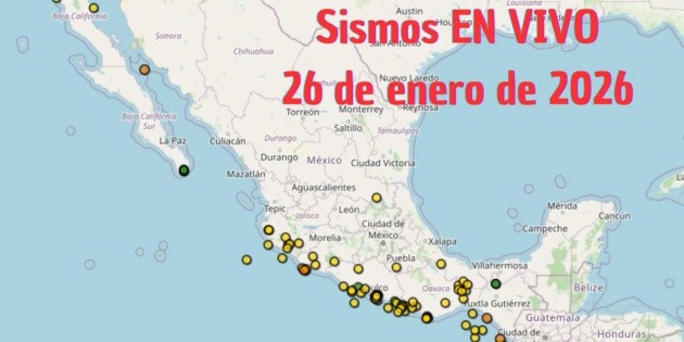 EN VIVO Temblor HOY: Sismos en M&eacute;xico | 26 de enero de 2026