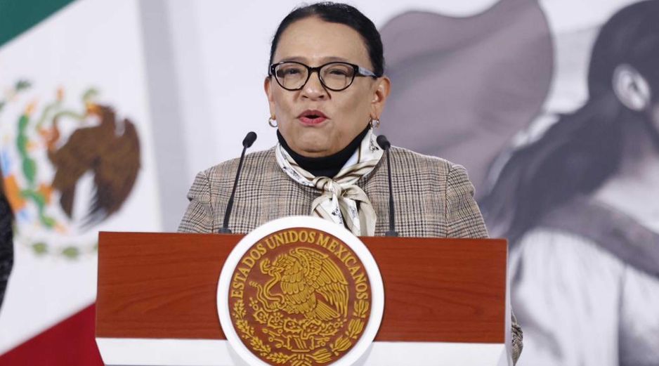 Desde Palacio Nacional, Rosa Icela Rodríguez invitó a la población a sumarse a todas las actividades del Mundial Social México 2026. SUN / RDB