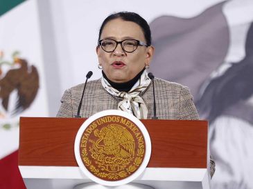 Desde Palacio Nacional, Rosa Icela Rodríguez invitó a la población a sumarse a todas las actividades del Mundial Social México 2026. SUN / RDB