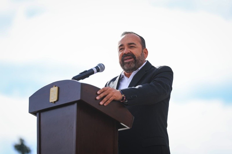 Sergio Chávez, alcalde de Tonalá, resaltó la trayectoria de Aristóteles Sandoval, a quien aseguró consideraba su amigo, así como el apoyo que brindó al municipio durante su gestión como gobernador. &nbsp;EL INFORMADOR / J. ACOSTA