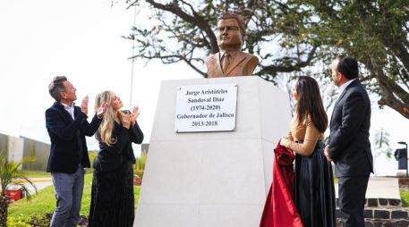 El caso del asesinato de Jorge Aristóteles Sandoval Díaz no está cerrado, señaló Pablo Lemus, quien aseguró que el magnicidio sigue siendo investigado. EL INFORMADOR / J. ACOSTA