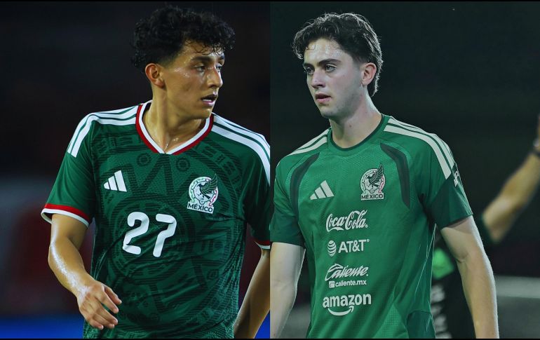 Richard Ledezma y Brian Gutiérrez, jugadores de Chivas que fueron llamados por el Tri para sus uelos amistosos ante Panamá y Bolivia. IMAGO7