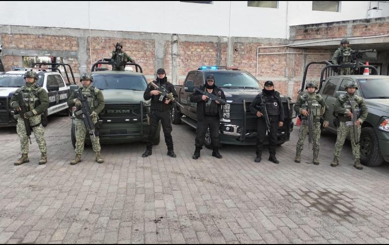 Operativo en Encarnación de Díaz deja cinco detenidos por presunta extorsión en Jalisco y Guanajuato. CORTESÍA/SSE