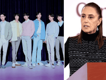 La Presidenta de México reveló que envió una nota al presidente de Corea del Sur  para solicitar su intervención y facilitar que BTS realice más conciertos en México. EFE/J. Méndez/Ocesa/BTS