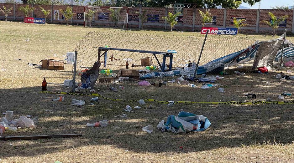 Las víctimas fueron atacadas a balazos mientras se encontraban reunidas en el campo deportivo. SUN / X. Álvarez