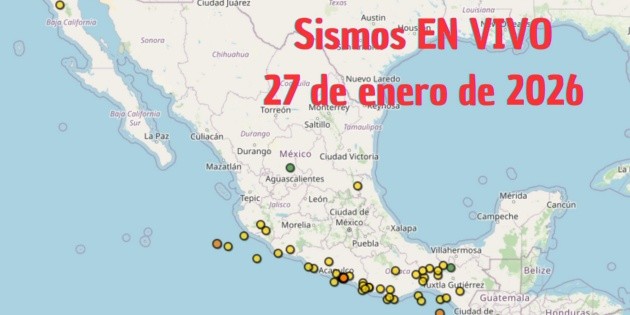 EN VIVO Temblor HOY: Sismos en M&eacute;xico | 27 de enero de 2026