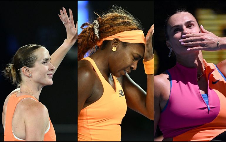 Coco Gauff desahogó su frustración destrozando su raqueta tras esta derrota desigual. EFE /  J. Carrett / J. Ross
