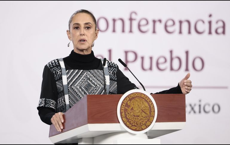 Sheinbaum enfatizó que el reconocimiento del Estado palestino es un elemento central para evaluar la invitación del mandatario estadounidense. EFE/J. Méndez