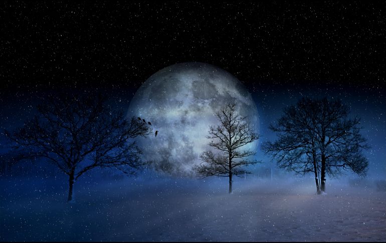 El plenilunio conocido como Luna de Nieve promete un espectáculo natural que no pasa desapercibido para los amantes del cielo. PIXABAY