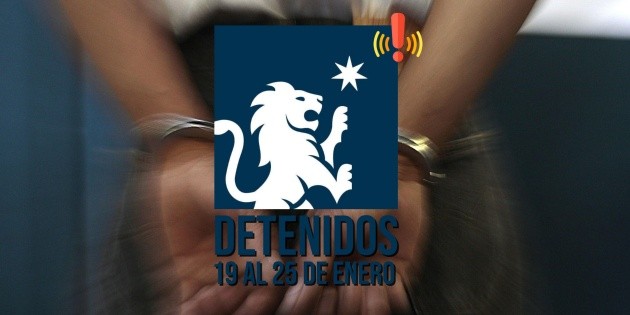 Polic&iacute;a de Guadalajara detiene a dos personas por robo a tiendas de conveniencia, tres por robo de autopartes y tres por robos personales