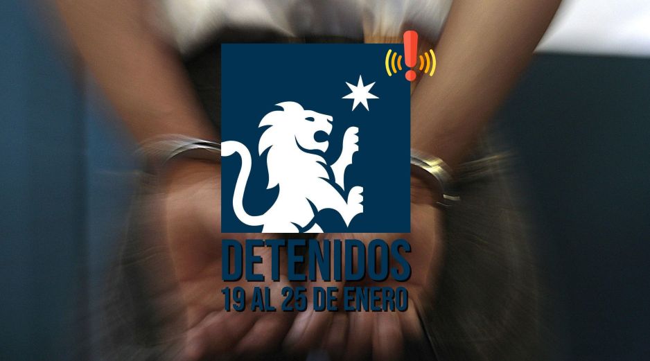 Estos son los resultados de la Policía de Guadalajara durante la última semana. ESPECIAL / FACEBOOK Policía de Guadalajara