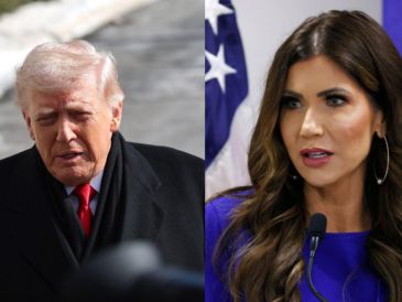 En medio de la polémica por operativos migratorios en Minnesota, Trump afirmó que Kristi Noem está haciendo un buen trabajo. EFE/O. Guzmán/ESPECIAL