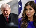 En medio de la polémica por operativos migratorios en Minnesota, Trump afirmó que Kristi Noem está haciendo un buen trabajo. EFE/O. Guzmán/ESPECIAL