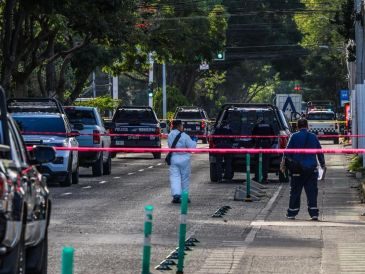 Autoridades desplegaron un amplio operativo tras una balacera ocurrida en el cruce de las avenidas Guadalupe y Patria, en Zapopan. EL INFORMADOR/A. Navarro