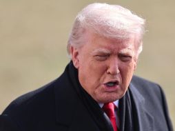 Trump siguió asegurando que la responsabilidad de la actual situación en la ciudad recae en las protestas ciudadanas. EFE/ Octavio Guzmán