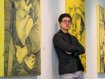 Juvenal Urzúa diseñó un programa que activa el espacio expositivo con obras, materiales y acciones en vivo. EL INFORMADOR/ A. Navarro