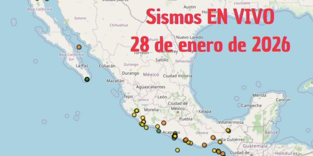 EN VIVO Temblor HOY: Sismos en M&eacute;xico | 28 de enero de 2026