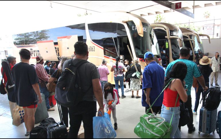 La Jefa del ejecutivo afirmó que en la Central de Autobuses ubicada en Tlaquepaque existe un operativo permanente entre autoridades federales y estatales. EL INFORMADOR / ARCHIVO