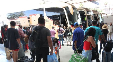 La Jefa del ejecutivo afirmó que en la Central de Autobuses ubicada en Tlaquepaque, existe un operativo permanente entre autoridades federales y estatales. EL INFORMADOR / ARCHIVO