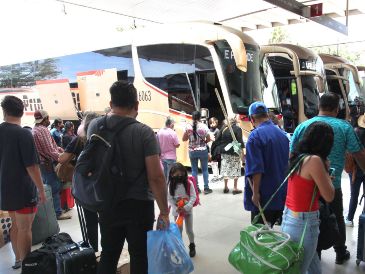 La Jefa del ejecutivo afirmó que en la Central de Autobuses ubicada en Tlaquepaque, existe un operativo permanente entre autoridades federales y estatales. EL INFORMADOR / ARCHIVO