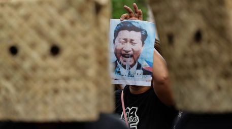 La última visita de Francia a China que estuvo centrada en la guerra de Ucrania, la Unión Europea y la ampliación de la cooperación bilateral entre París y Pekín. FE/EPA/R. de la  Peña