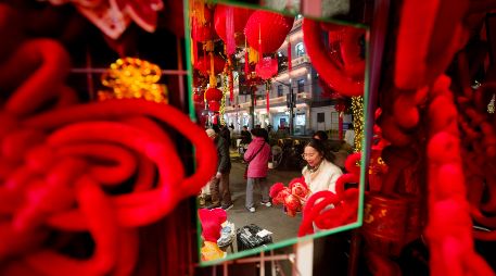 En la tradición oriental, cada uno de los doce animales del horóscopo son afines a elementos terrestres que propician su prosperidad, equilibrio y cuidado. EFE/EPA/A.  Plavevski