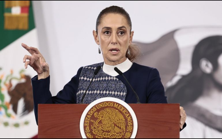 Sheinbaum aclaró que, por ser un terreno federal, la Fiscalía General de la República deberá analizar si tiene alguna atribución. EFE/J. Mendez