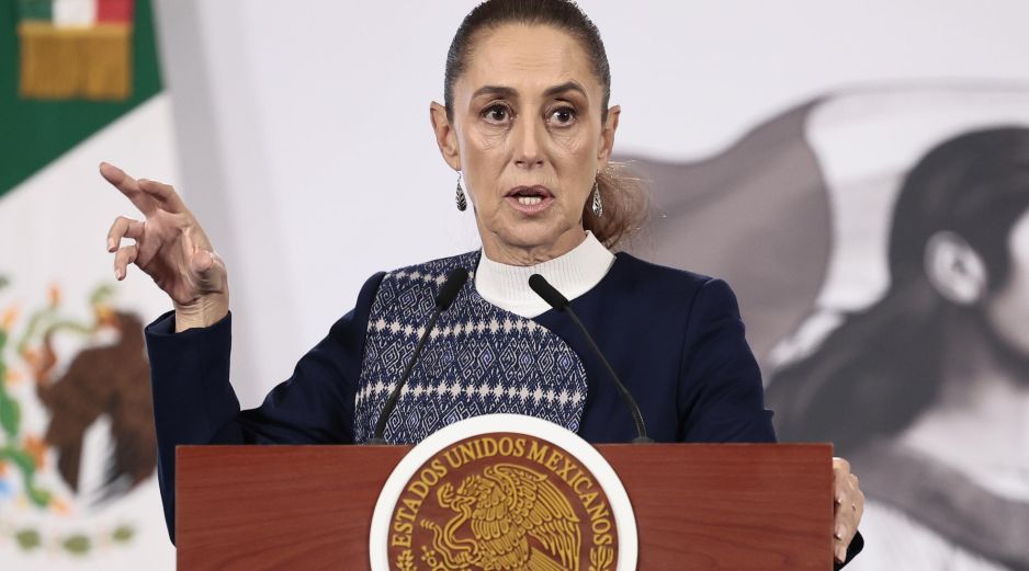 Sheinbaum aclaró que, por ser un terreno federal, la Fiscalía General de la República deberá analizar si tiene alguna atribución. EFE/J. Mendez